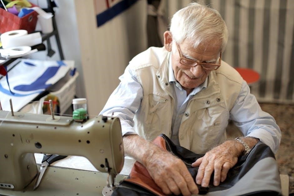 manual for singer sewing machine